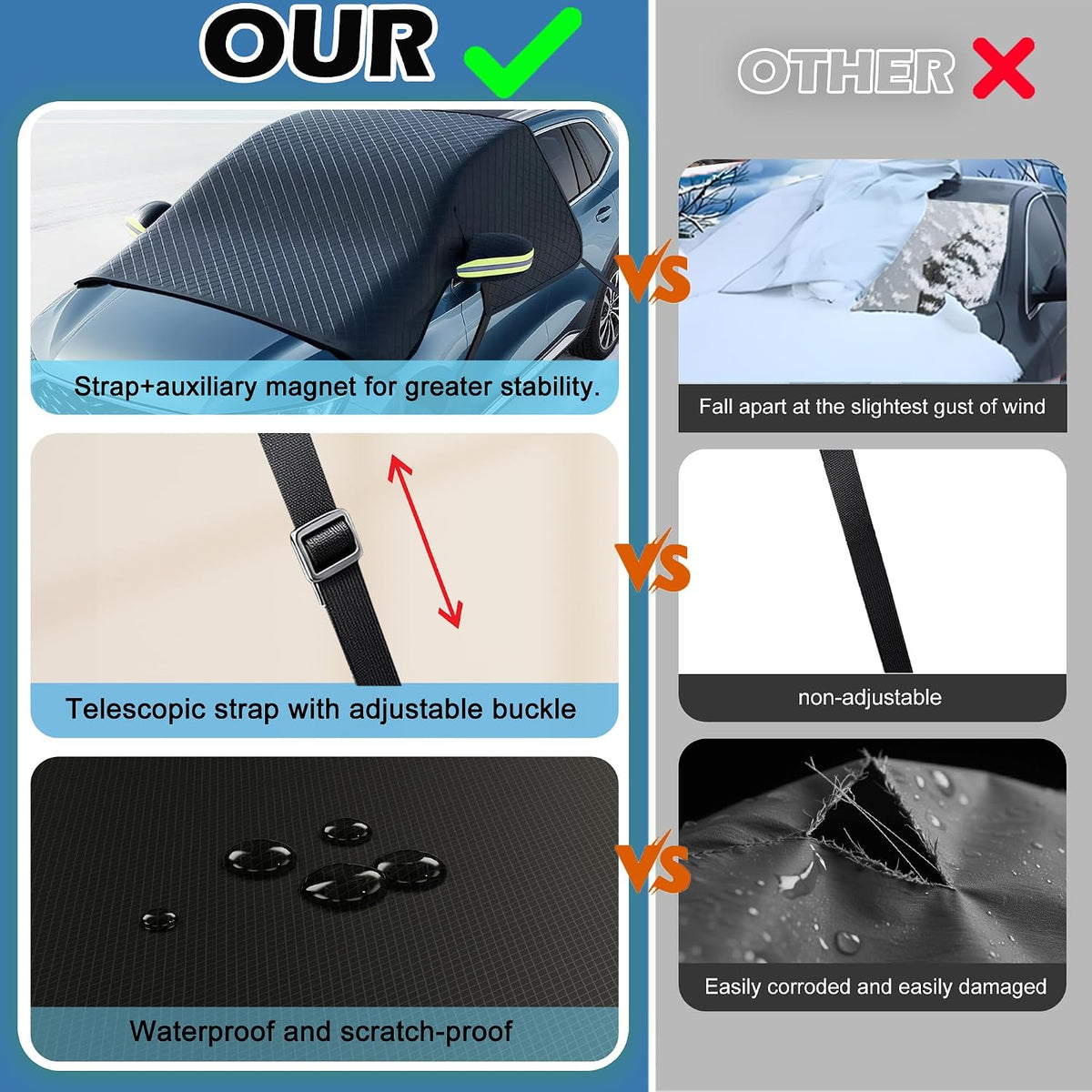 FrostGuard Windshield Cover Protector